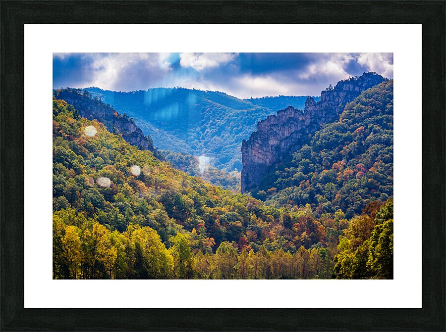 Seneca Rocks in West Virginia Picture Frame print