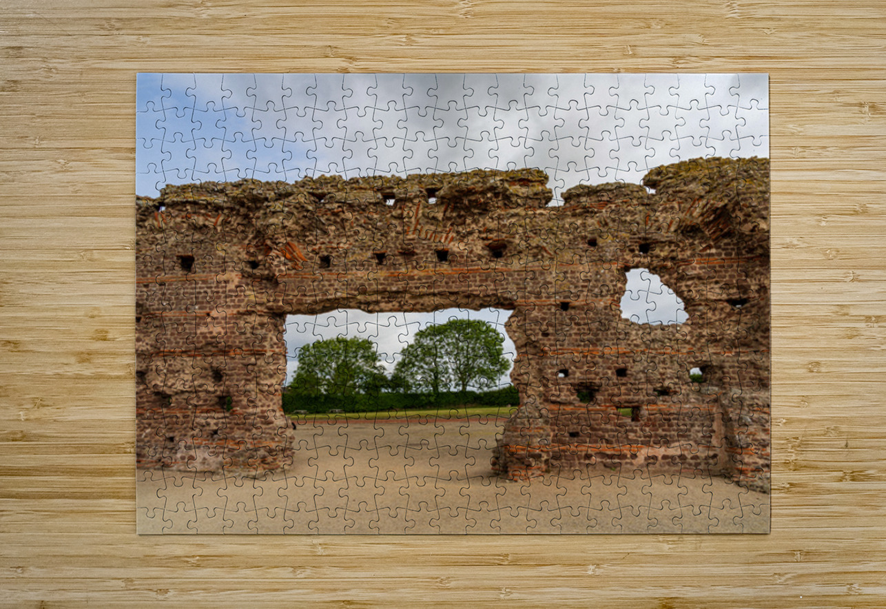 The Old Work is a wall to the baths of the large Roman settlemen Steve Heap Puzzle printing