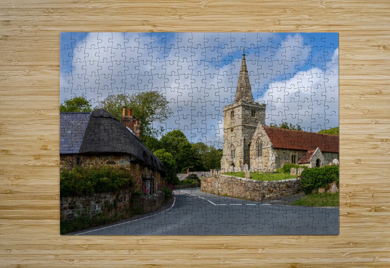 St Peters Church in Shorwell on the Isle of Wight  Steve Heap Puzzle printing