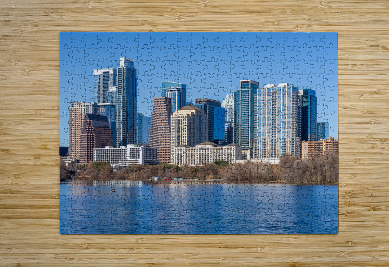 Modern office and apartments in downtown Austin 2026 Steve Heap Puzzle printing