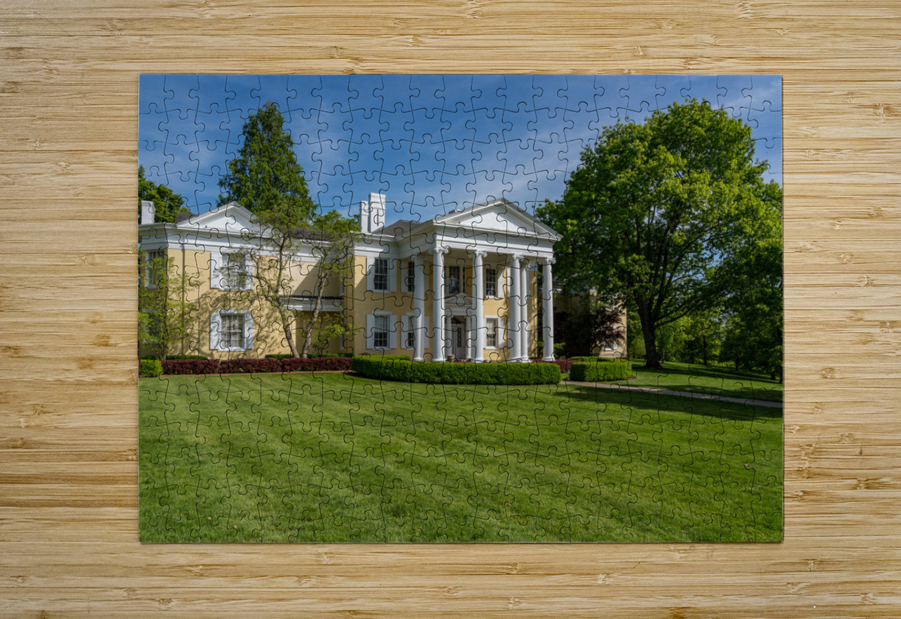 Restored Mansion museum at Oglebay resort near Wheeling WV Steve Heap Puzzle printing
