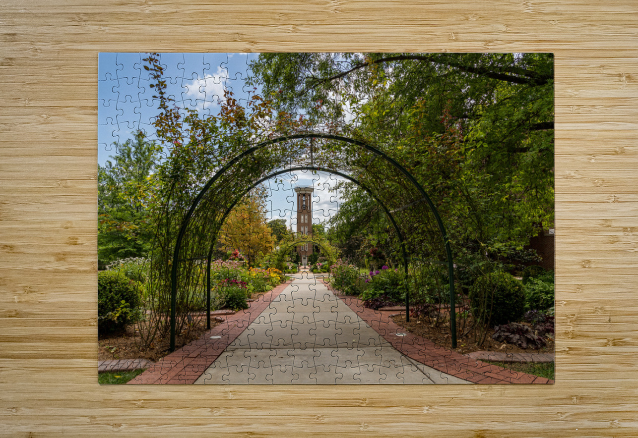 Garden of Belmont Mansion in Nashville Tennessee Steve Heap Puzzle printing