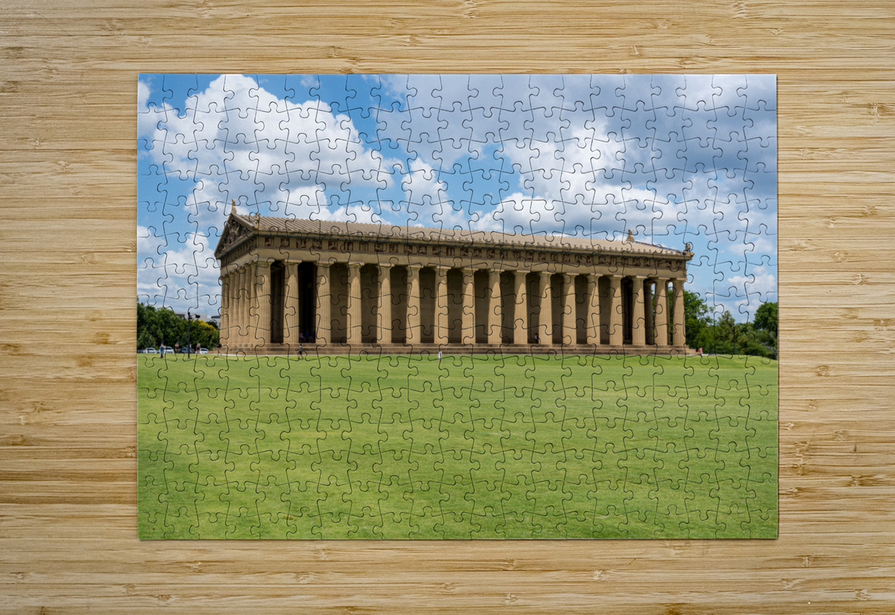 Replica of the Parthenon in Nashville Steve Heap Puzzle printing