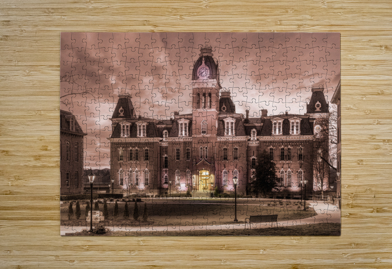 Woodburn Hall at West Virginia University in Morgantown WV Steve Heap Puzzle printing