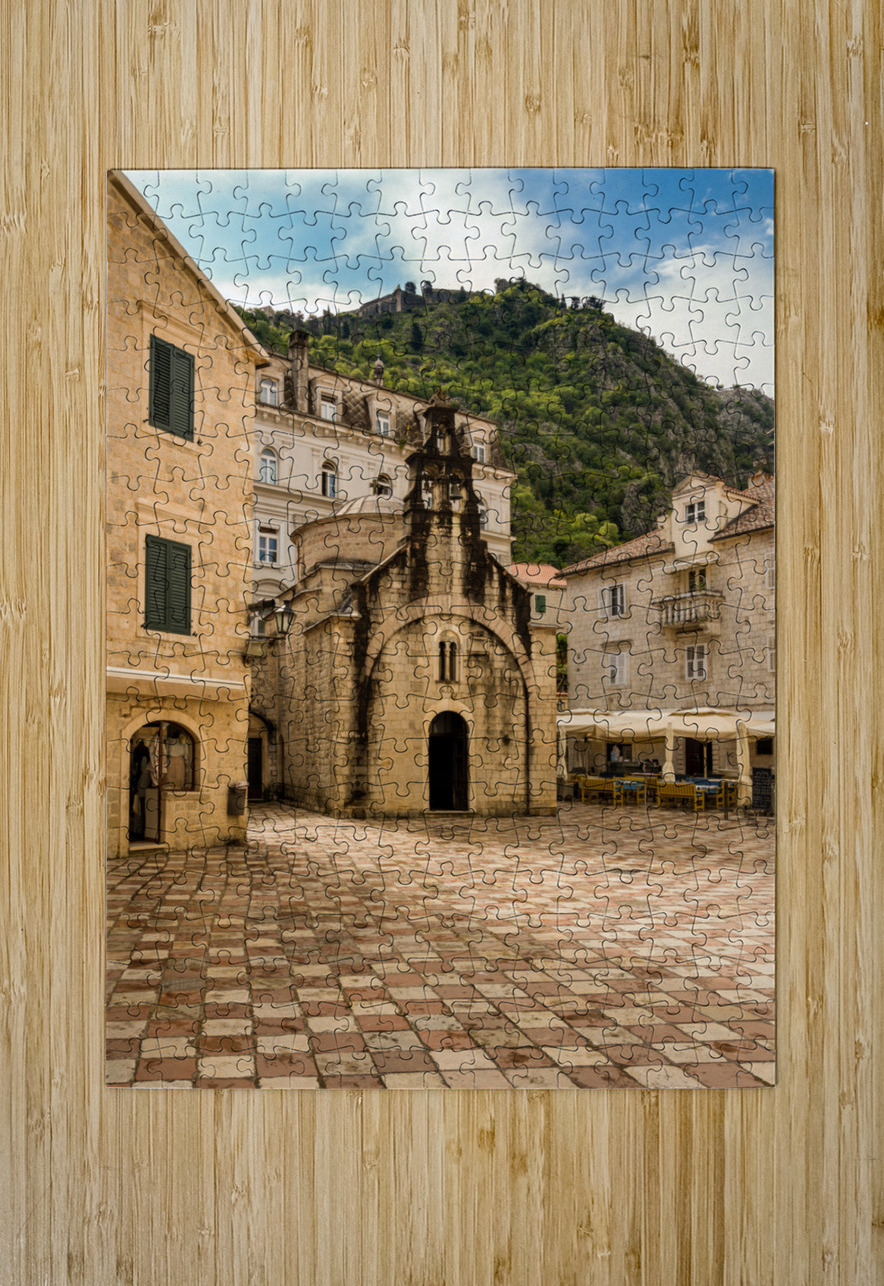 Narrow streets in Kotor in Montenegro Steve Heap Puzzle printing