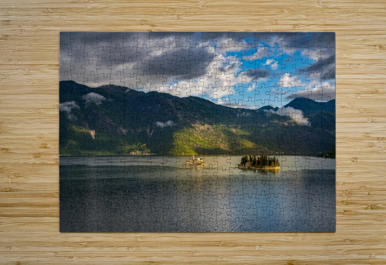 St George and Our Lady of the Rocks islands near Kotor Steve Heap Puzzle printing