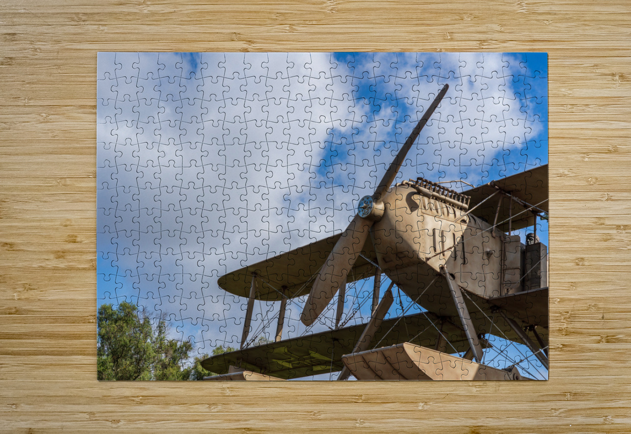 Replica of aircraft used in flight to Brazil Steve Heap Puzzle printing