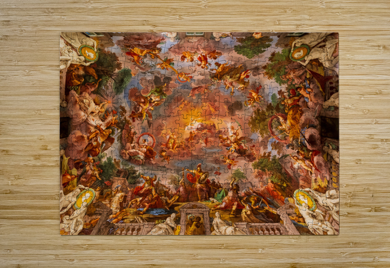 Ceiling painting in the Galleria Borghese Steve Heap Puzzle printing