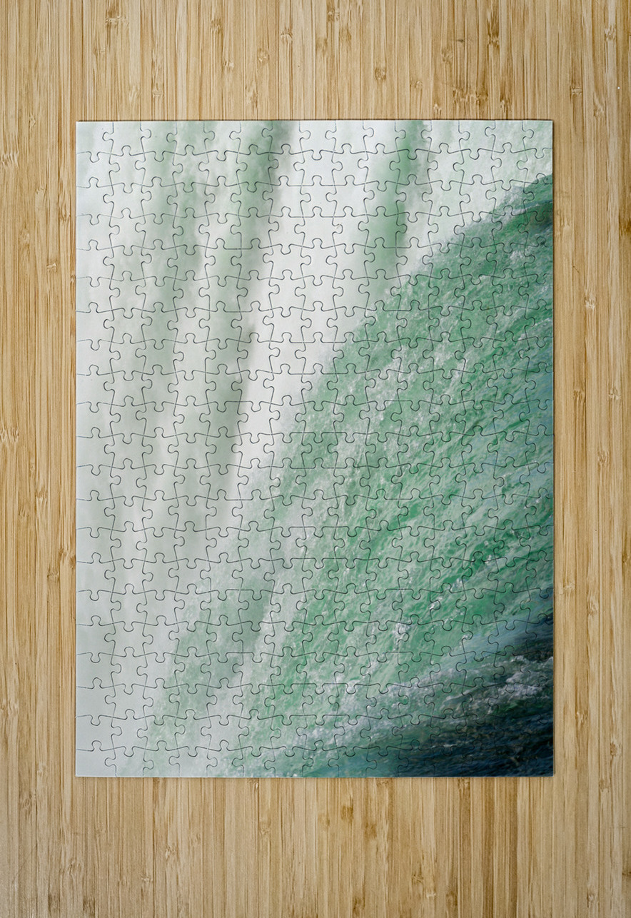 Detail of Canadian Horseshoe Falls at Niagara Steve Heap Puzzle printing