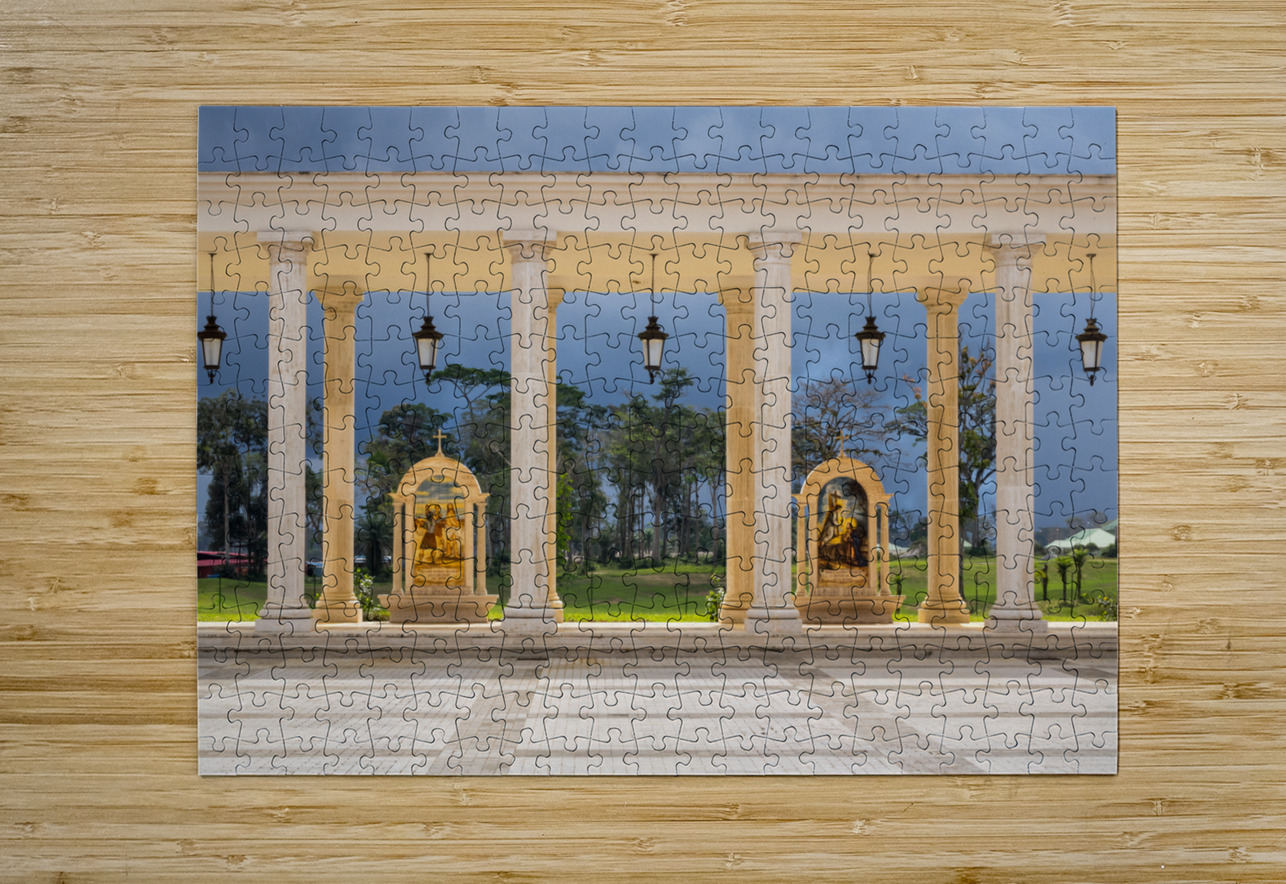 Arches at Basilica of Mongomo in Equatorial Guinea Steve Heap Puzzle printing