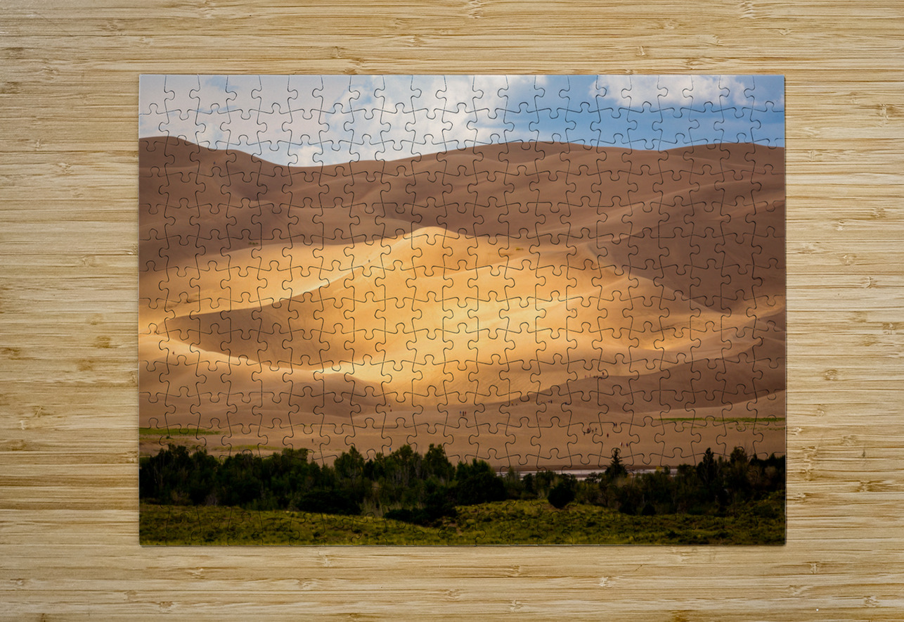 People on Great Sand Dunes NP  Steve Heap Puzzle printing