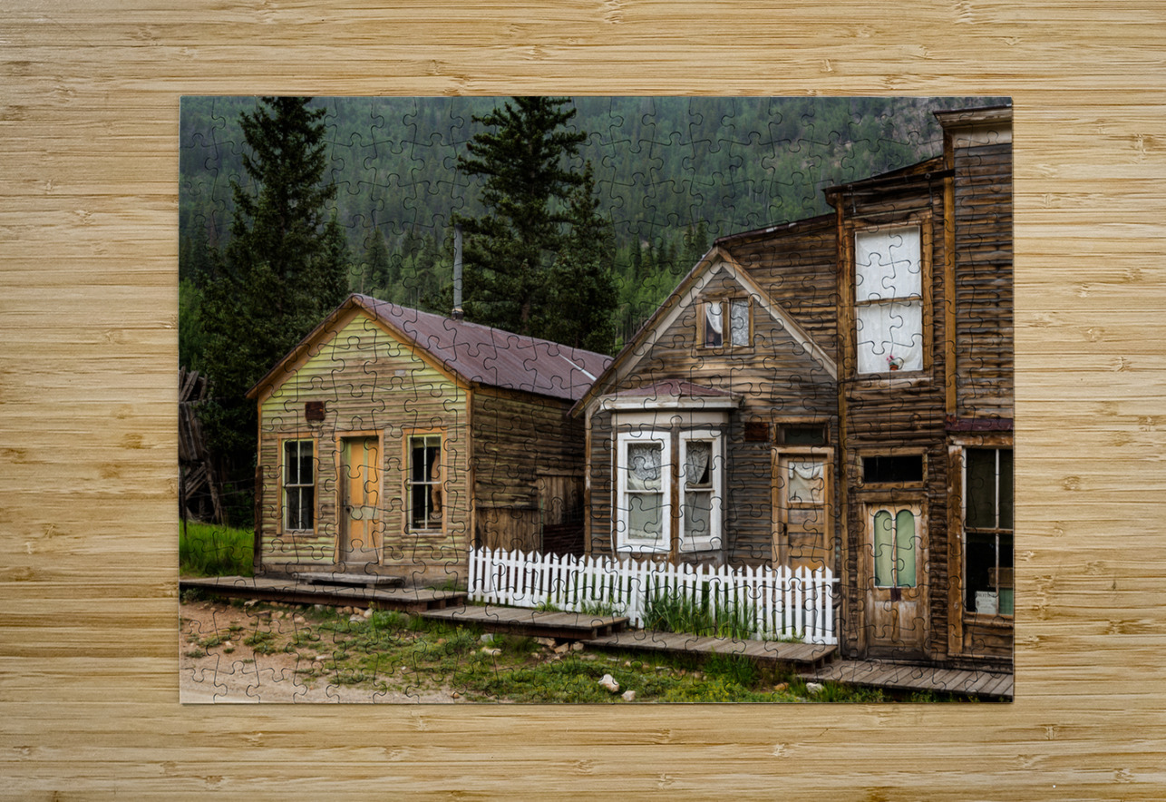 Main street in Ghost Town of St Elmo Steve Heap Puzzle printing