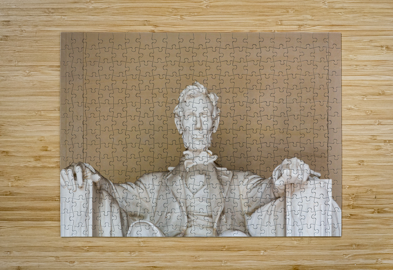President Lincoln statue Steve Heap Puzzle printing