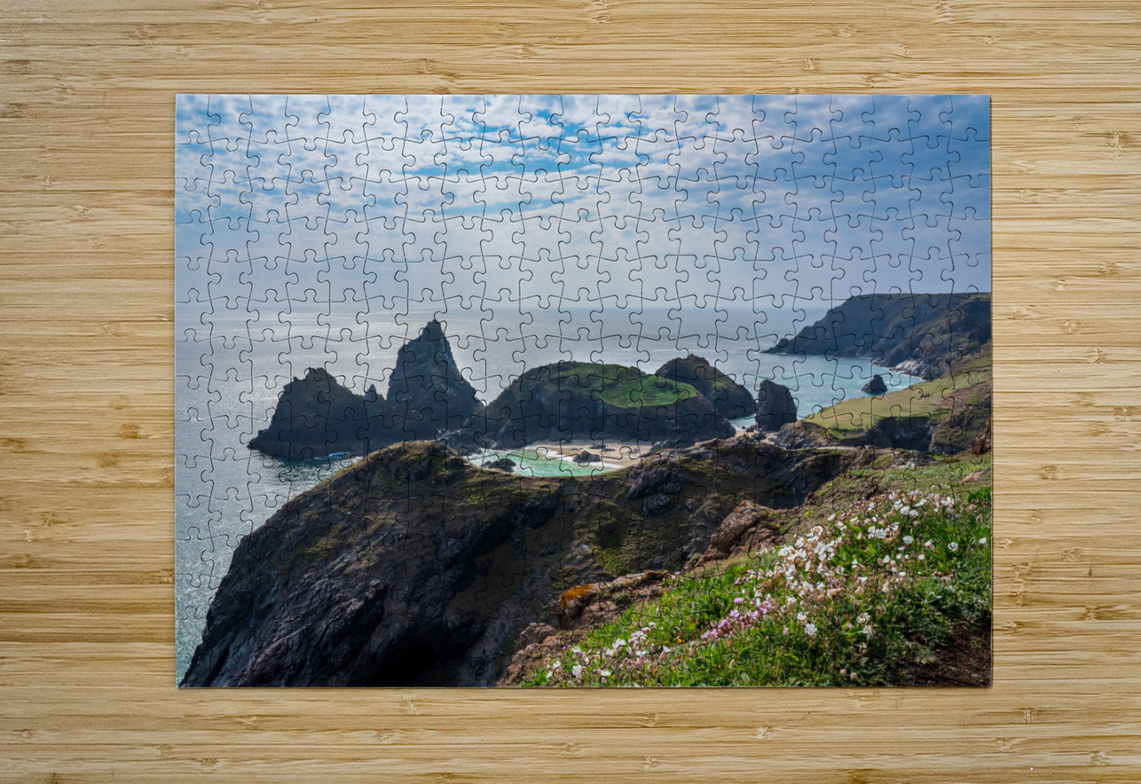 Dramatic rocks at Kynance Cove near the Lizard in Cornwall Steve Heap Puzzle printing