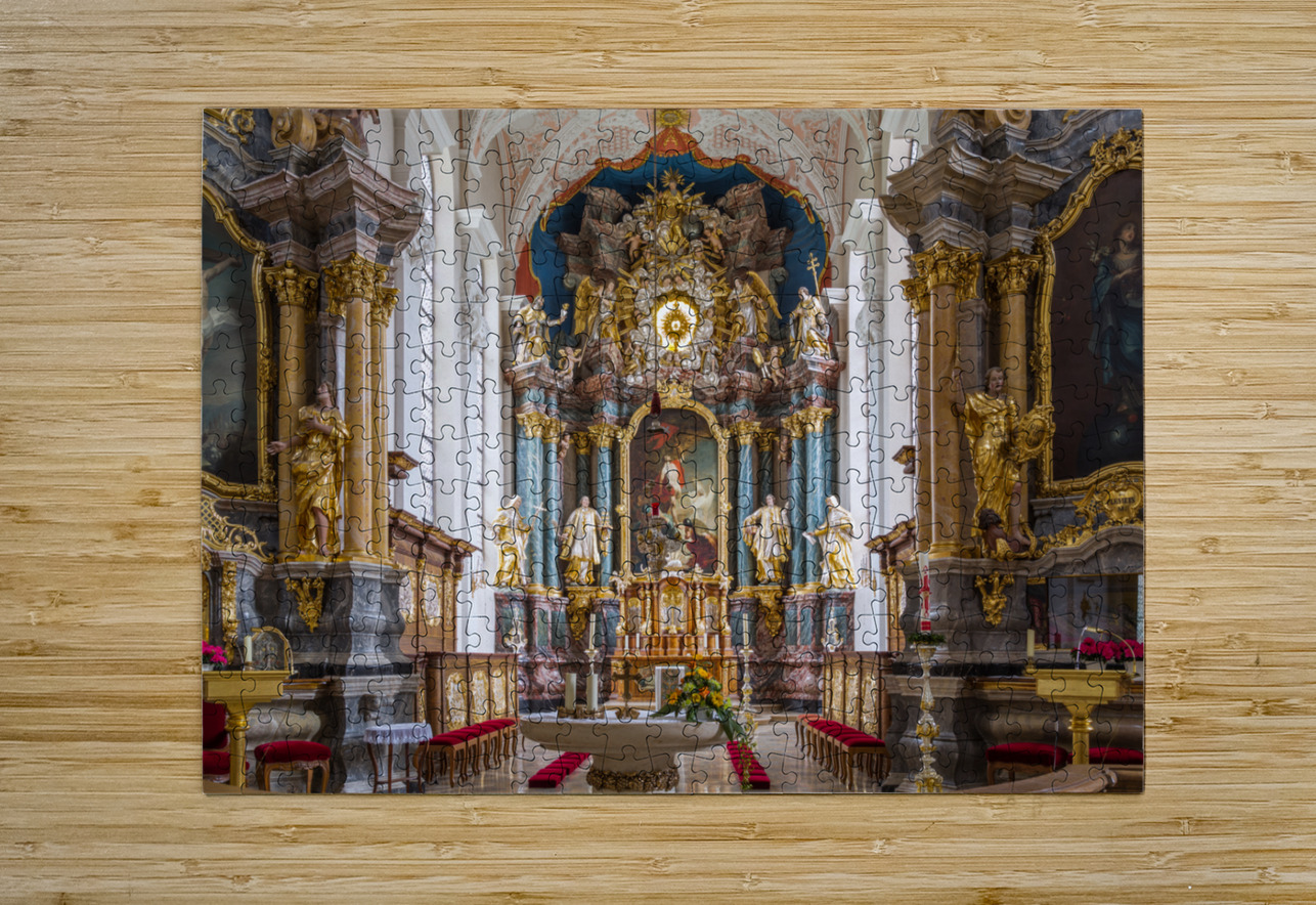 Interior Parish Church Gerlachsheim Germany Steve Heap Puzzle printing