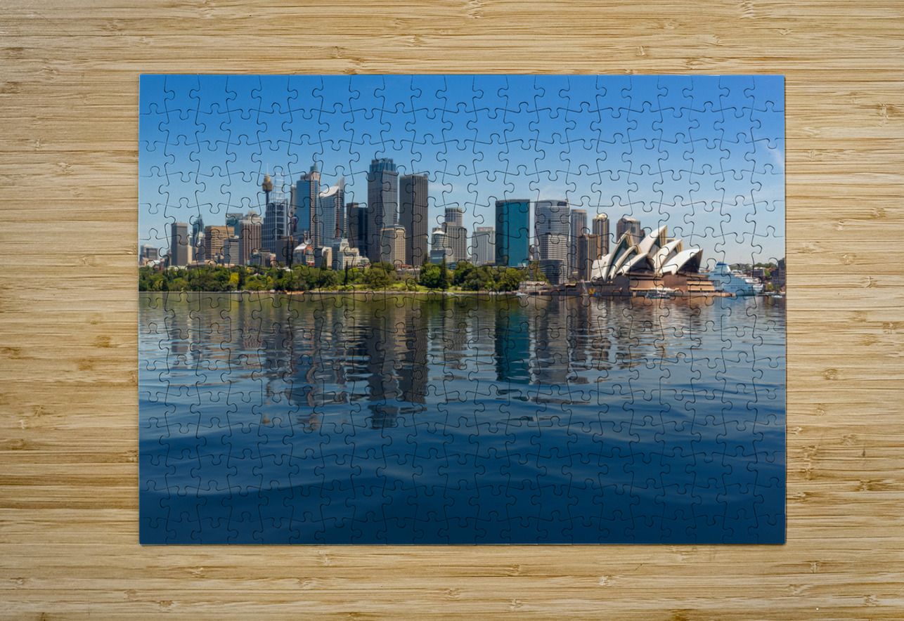 Dramatic panoramic photo Sydney harbor Steve Heap Puzzle printing