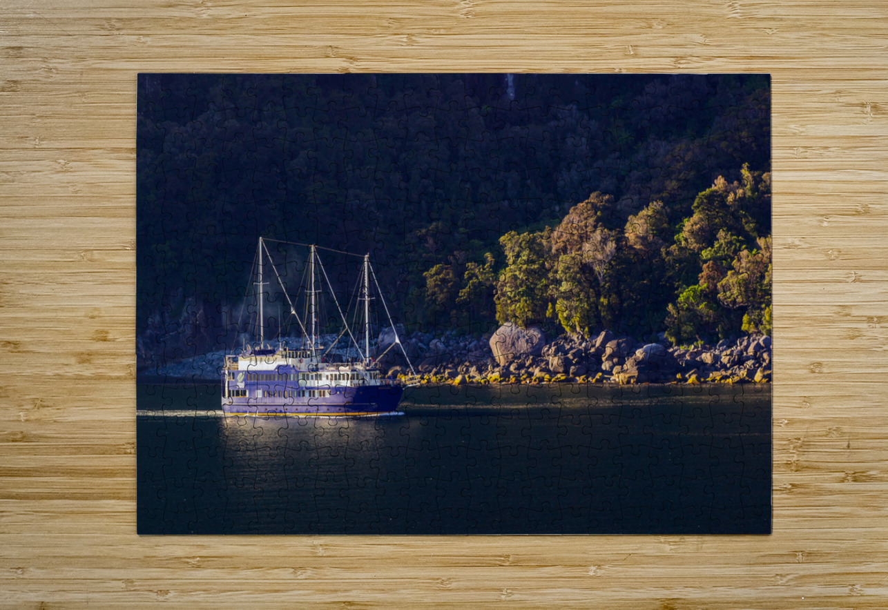 Fjord of Milford Sound in New Zealand Steve Heap Puzzle printing