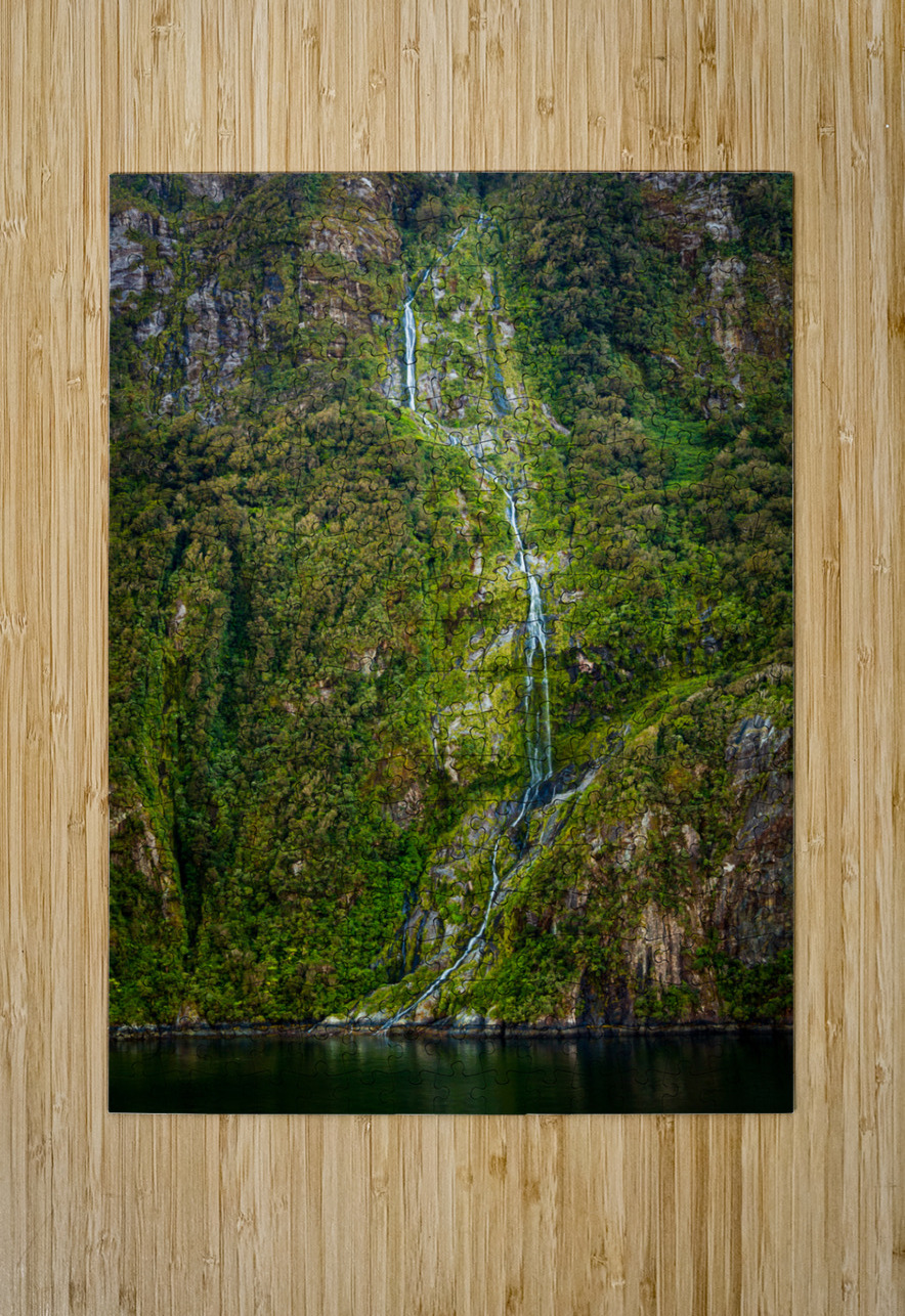 Fjord of Milford Sound in New Zealand Steve Heap Puzzle printing