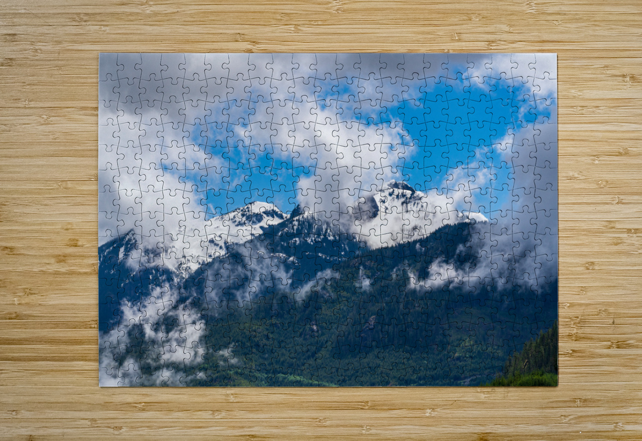 Mt Menzies as seen from Alaskan Cruise in the Discovery Passage Steve Heap Puzzle printing