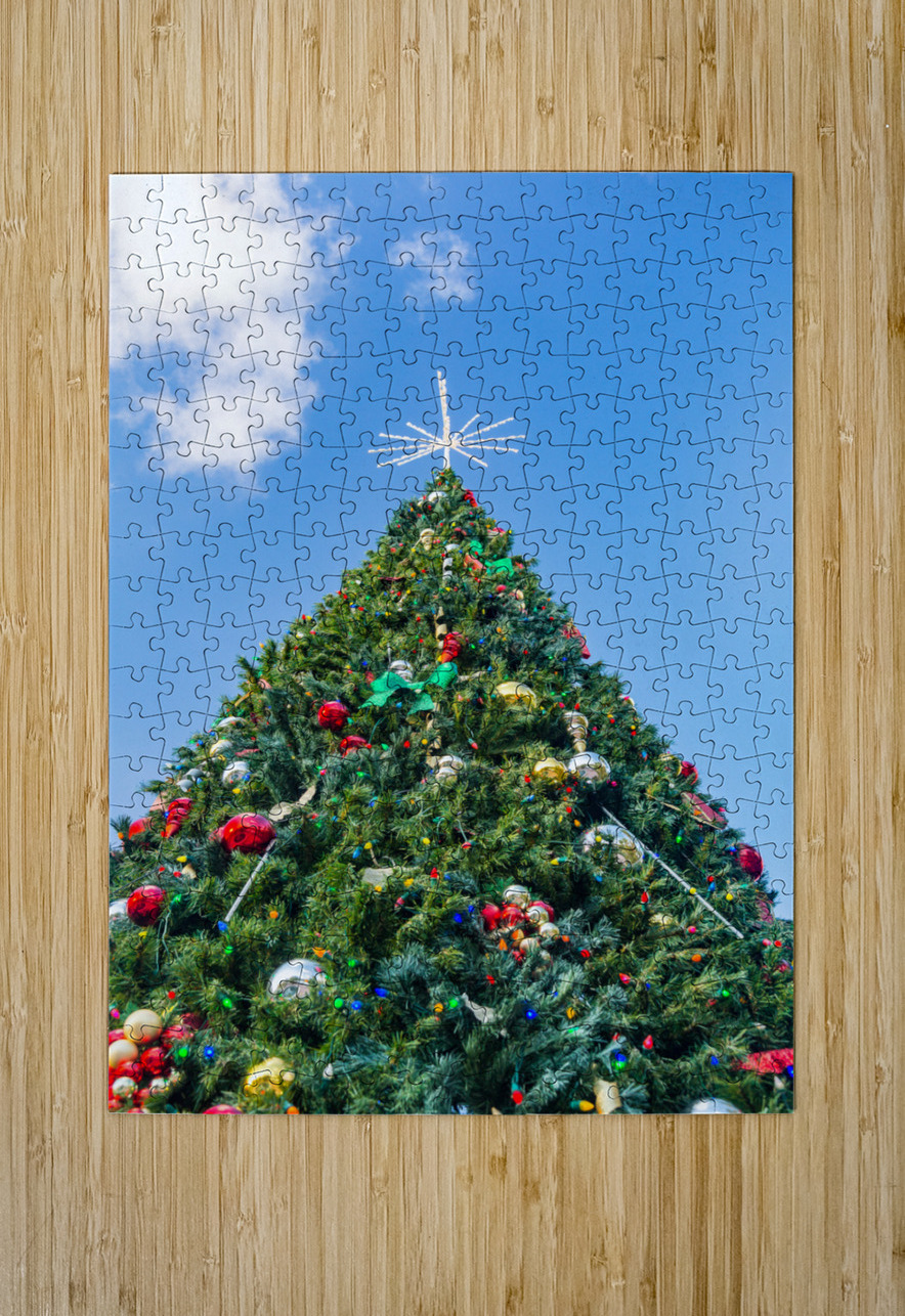 Large decorated external christmas tree Steve Heap Puzzle printing