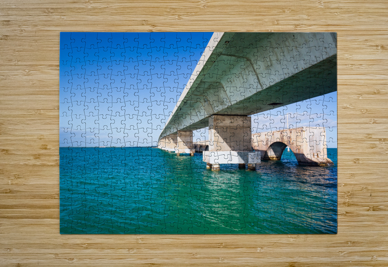 Florida Keys bridge and heritage trail Steve Heap Puzzle printing