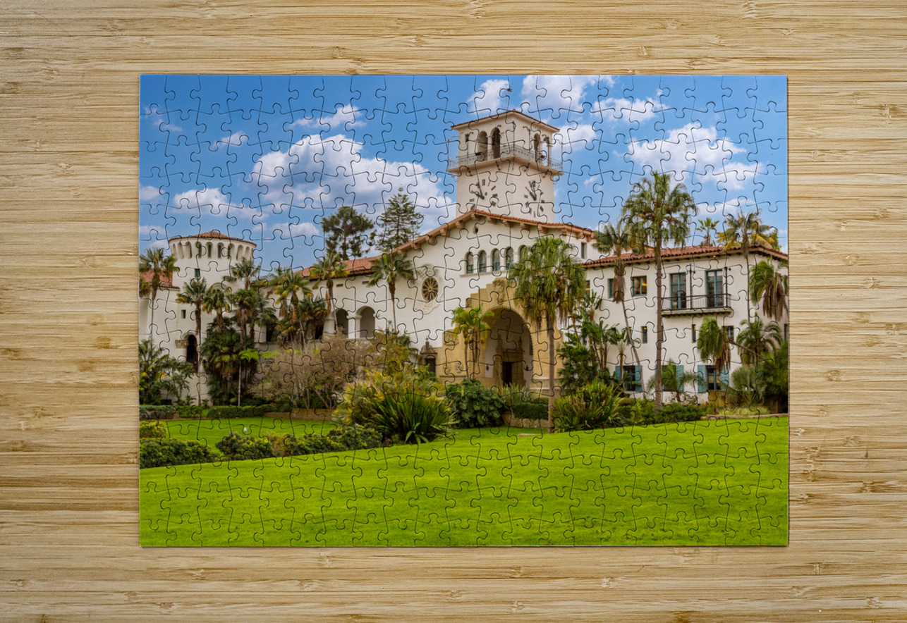 Exterior Santa Barbara Courthouse California Steve Heap Puzzle printing