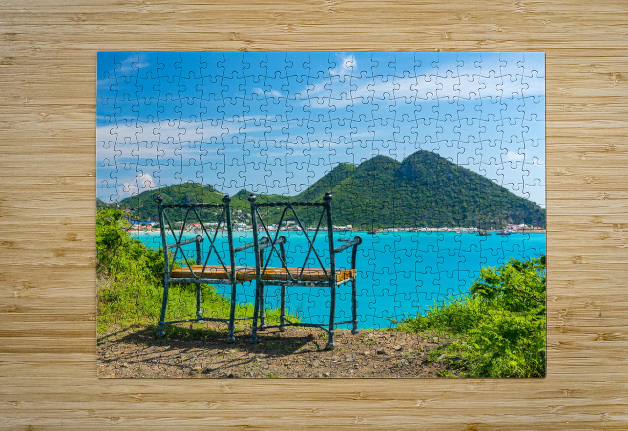 Overview of Philipsburg Sint Maarten Steve Heap Puzzle printing