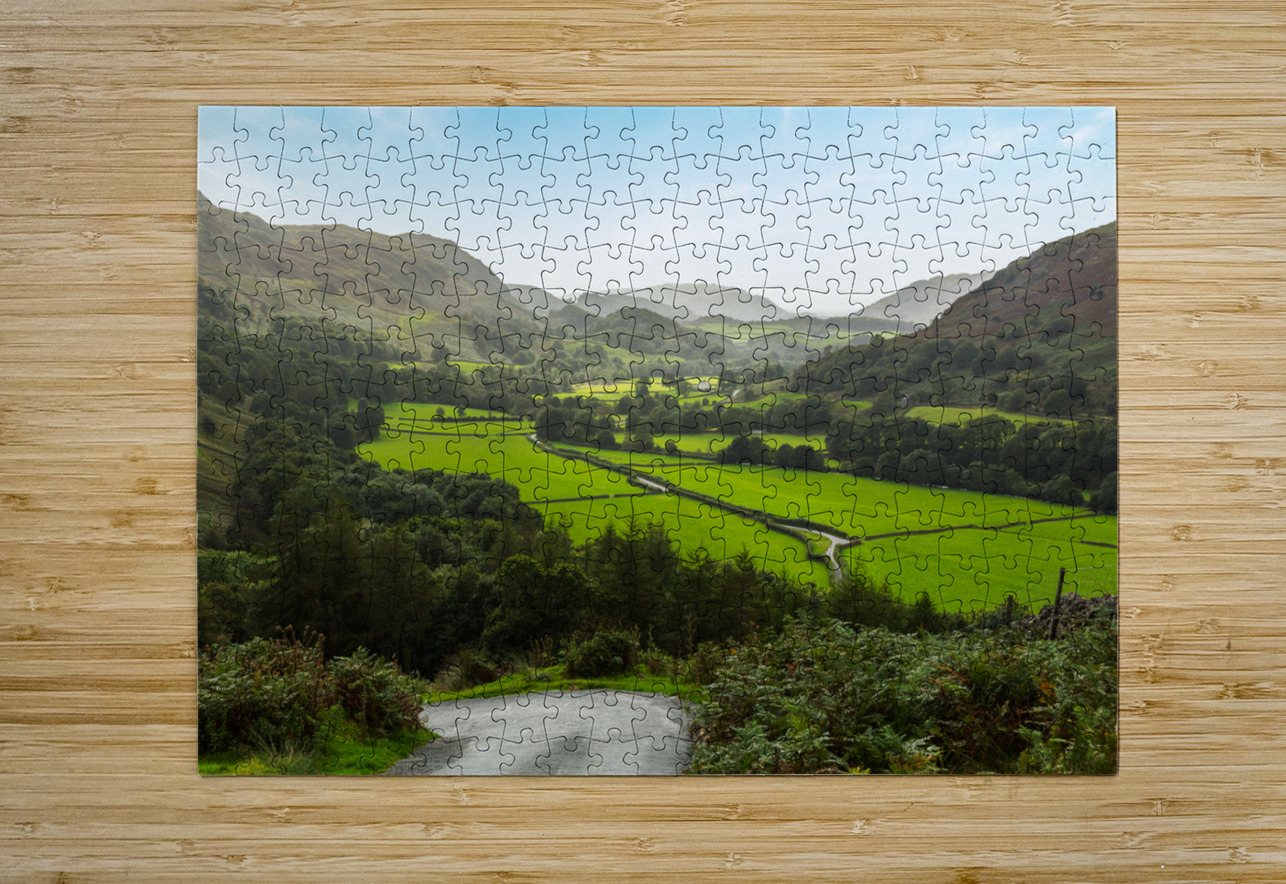 View toward Eskdale from HardKnott Pass Steve Heap Puzzle printing