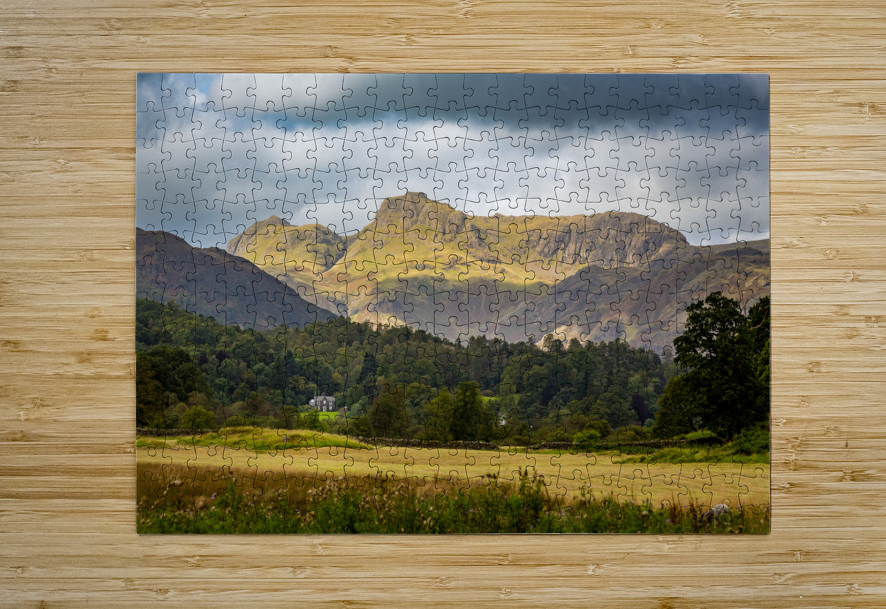 Langdale Pikes in Lake District Steve Heap Puzzle printing