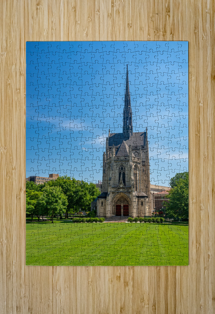 Heinz Chapel building at the University of Pittsburgh Steve Heap Puzzle printing