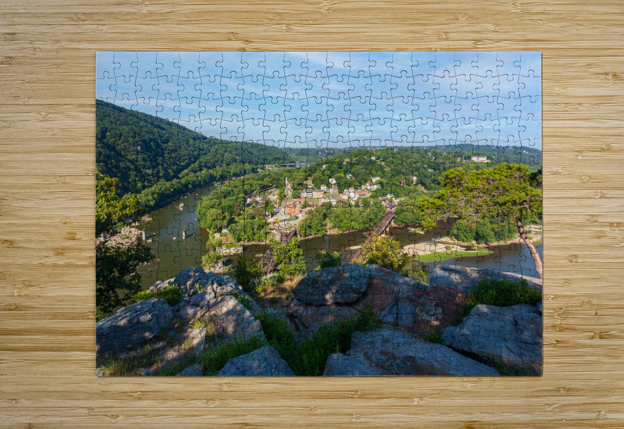 Harpers Ferry from Maryland Heights Steve Heap Puzzle printing