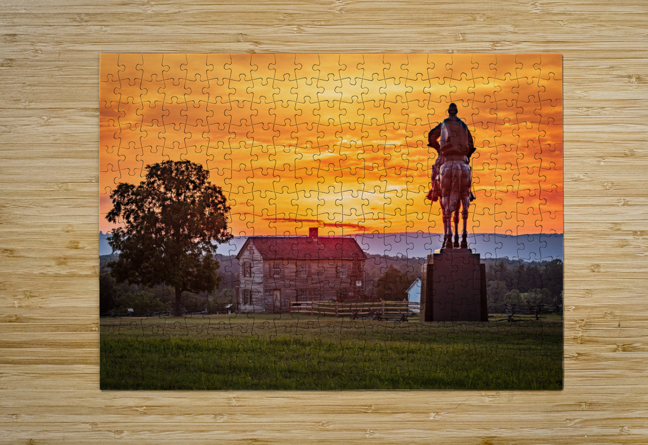Stonewall Jackson at Manassas Battlefield Steve Heap Puzzle printing