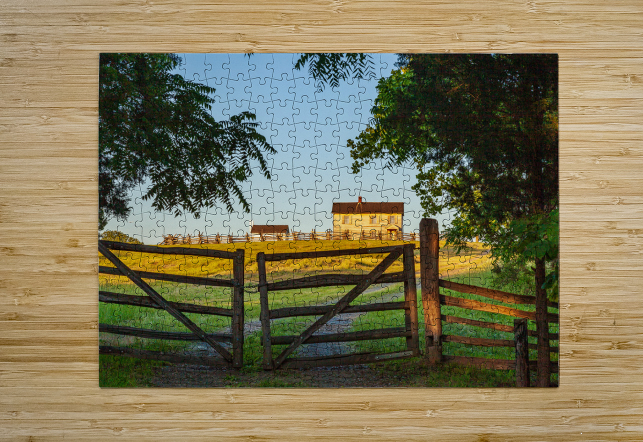 Henry House at Manassas Battlefield Steve Heap Puzzle printing