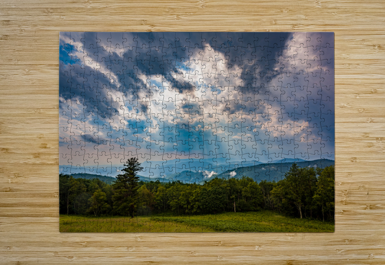 Storm over Blue Ridge Mountains Steve Heap Puzzle printing