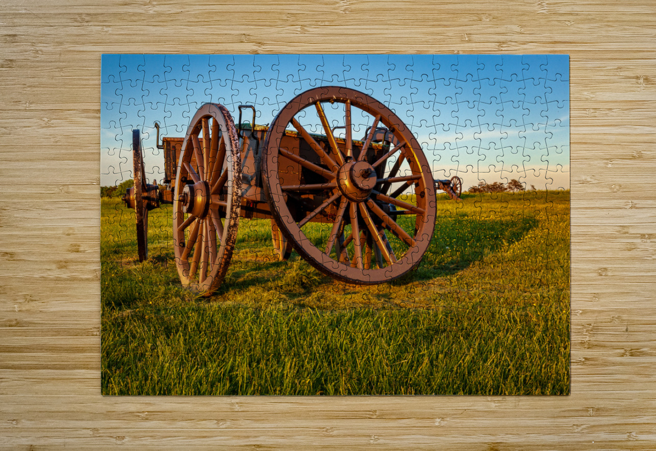Cart on Manassas Battlefield Steve Heap Puzzle printing