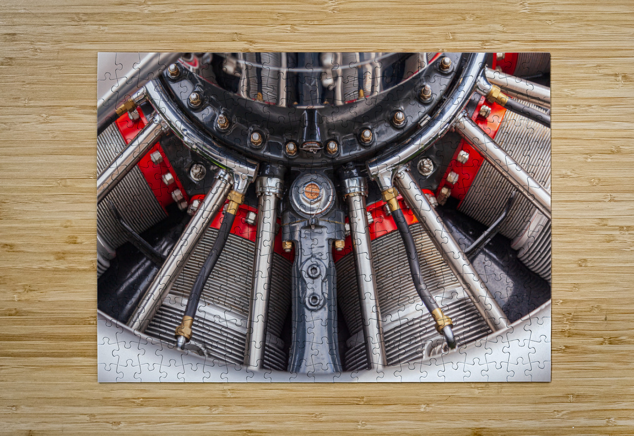 American AT-6 Texan engine Steve Heap Puzzle printing