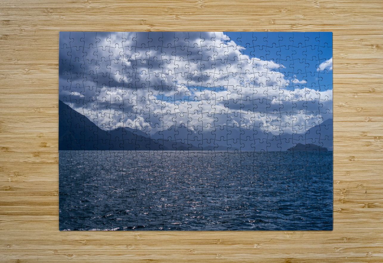 View across Todos los Santos lake towards Argentina from Petrohu Steve Heap Puzzle printing