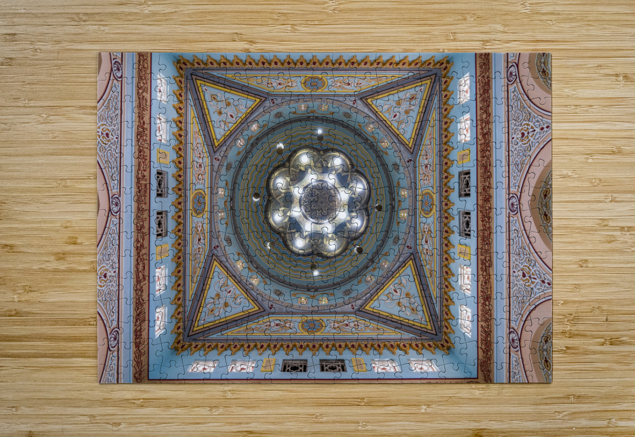 Interior of the dome in the Jumeirah Mosque open to visitors in  Steve Heap Puzzle printing