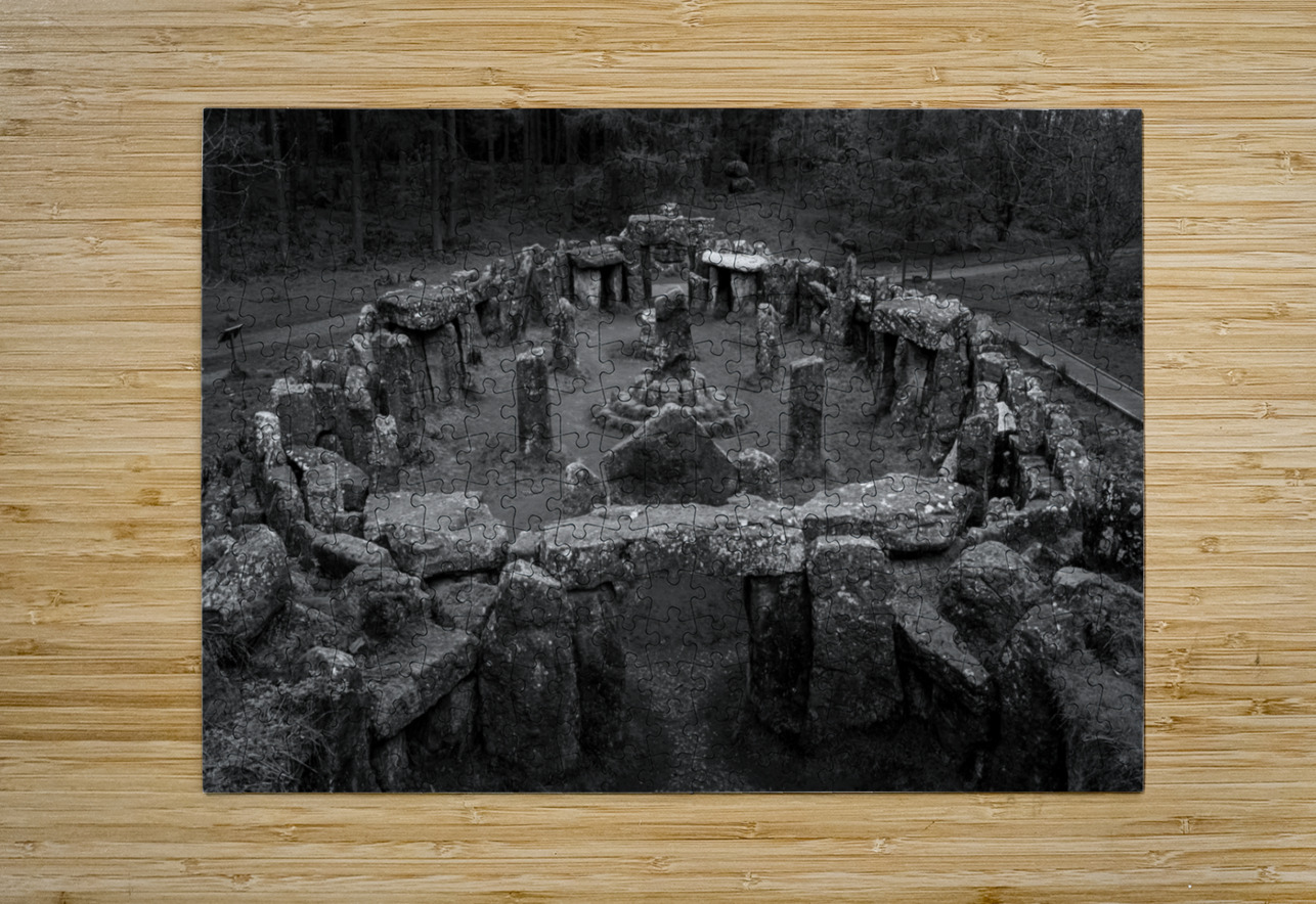 Standing stones of the Druids Plantation in Nidderdale Steve Heap Puzzle printing