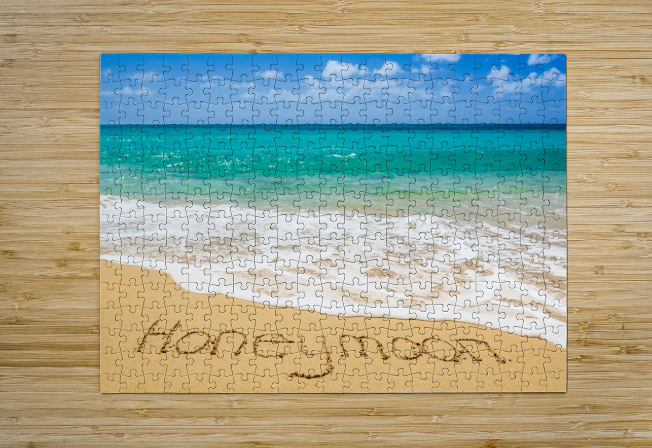 Romantic memory of honeymoon on tropical island Steve Heap Puzzle printing