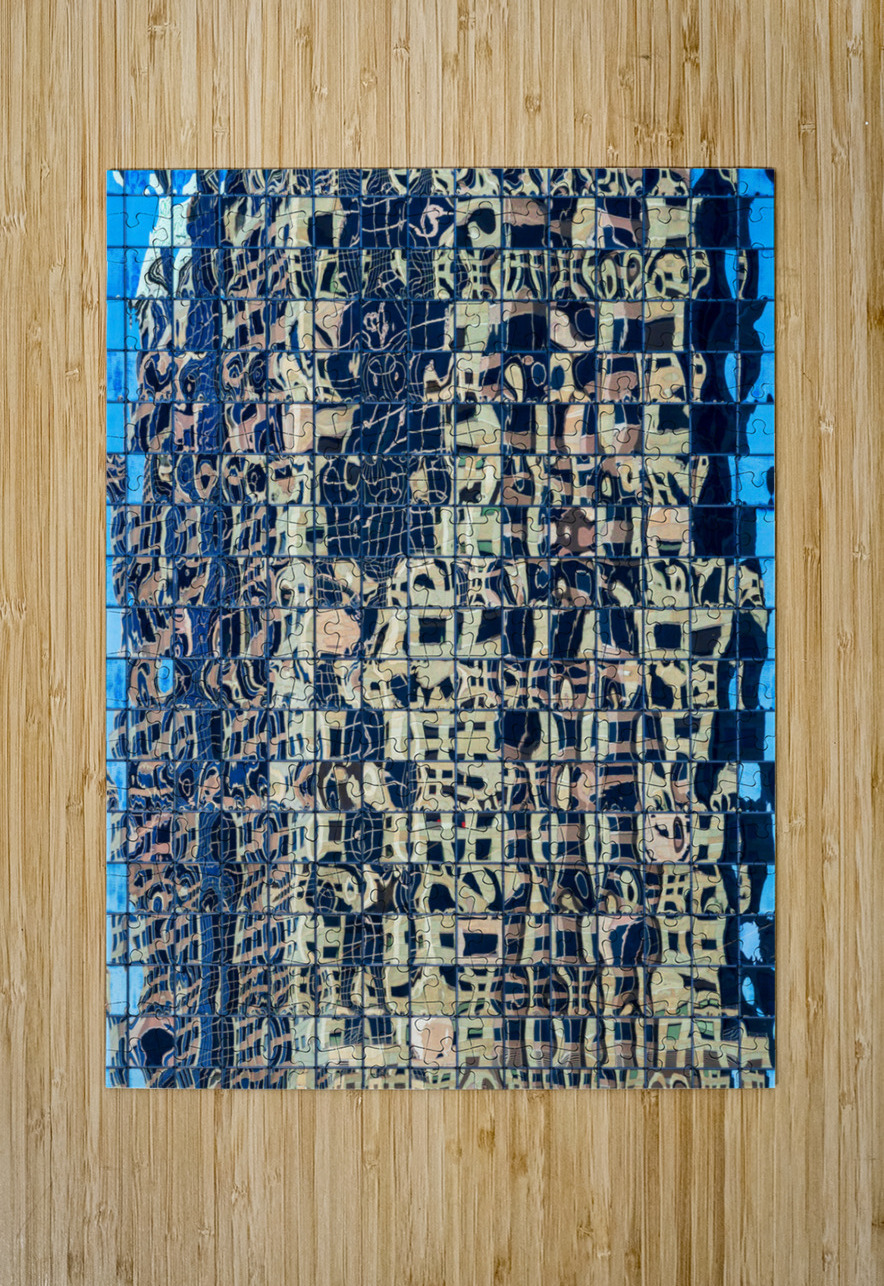 Complex reflections of a modern skyscraper in St Louis  Steve Heap Puzzle printing