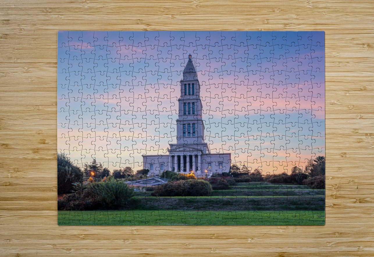 Sunset at the George Washington Masonic National Memorial in Ale Steve Heap Puzzle printing
