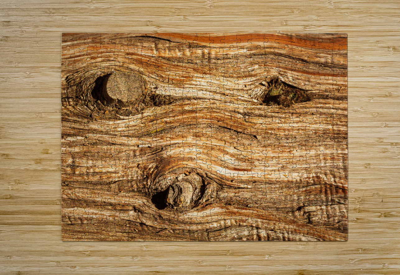 Background close up of cedar trunk bark Steve Heap Puzzle printing