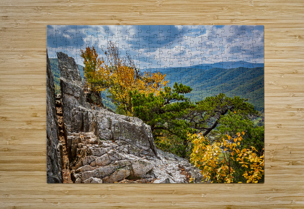 Seneca Rocks in West Virginia Steve Heap Puzzle printing