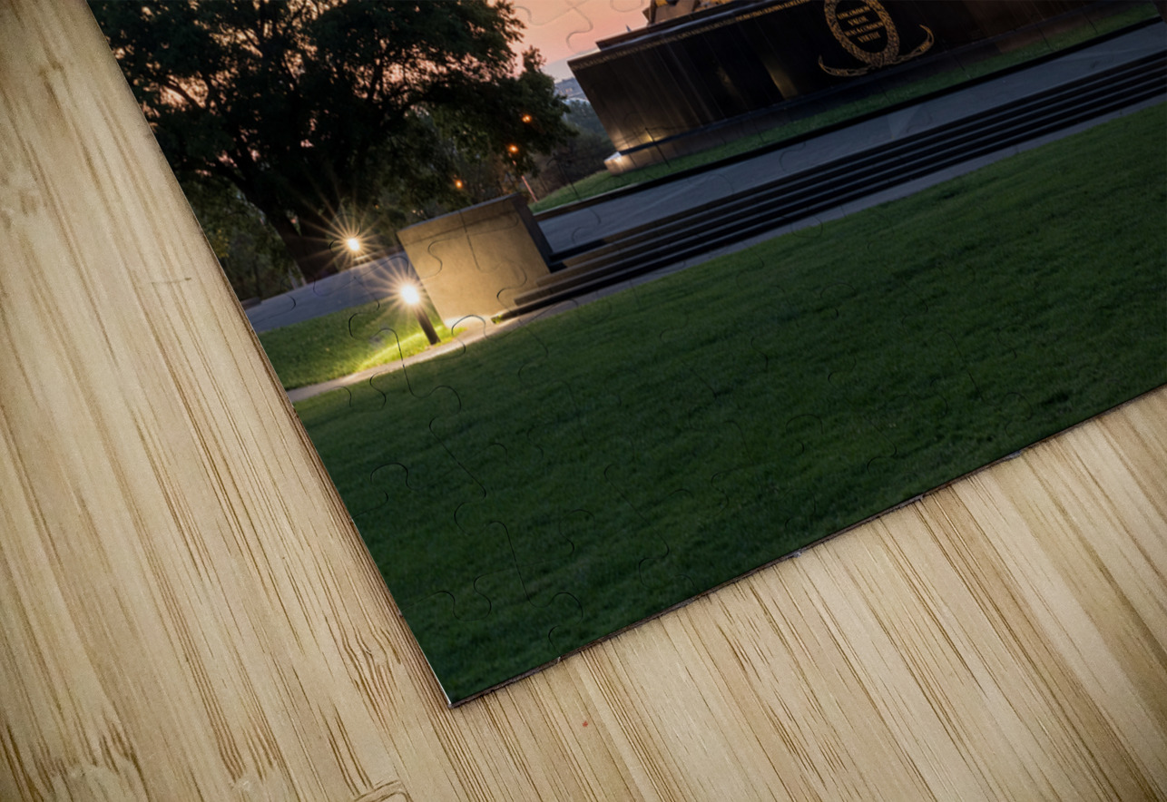 Iwo Jima Memorial at dawn as sun rises Steve Heap Puzzle