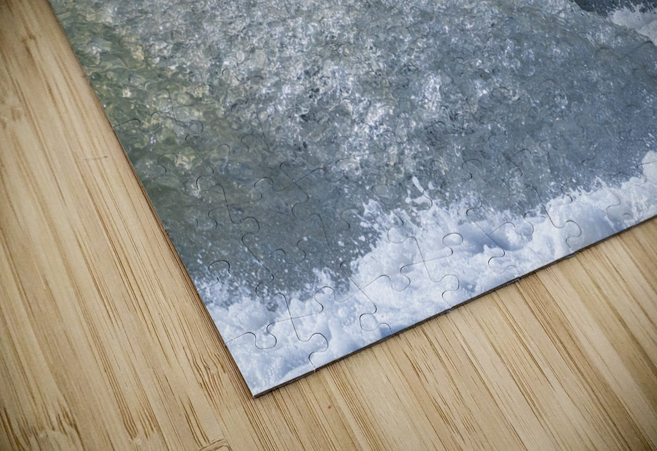 Frozen motion of raging water flowing over Valley Falls Steve Heap Puzzle