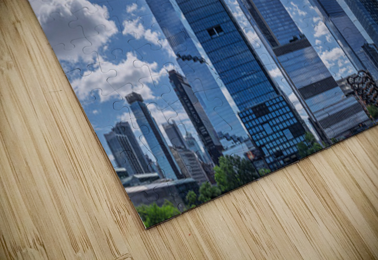 View of Hudson Yards buildings across the subway station platfor Steve Heap Puzzle