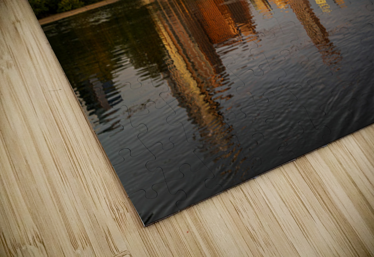 Waterline dominates city skyline of Austin Texas at sunset in 20 Steve Heap Puzzle