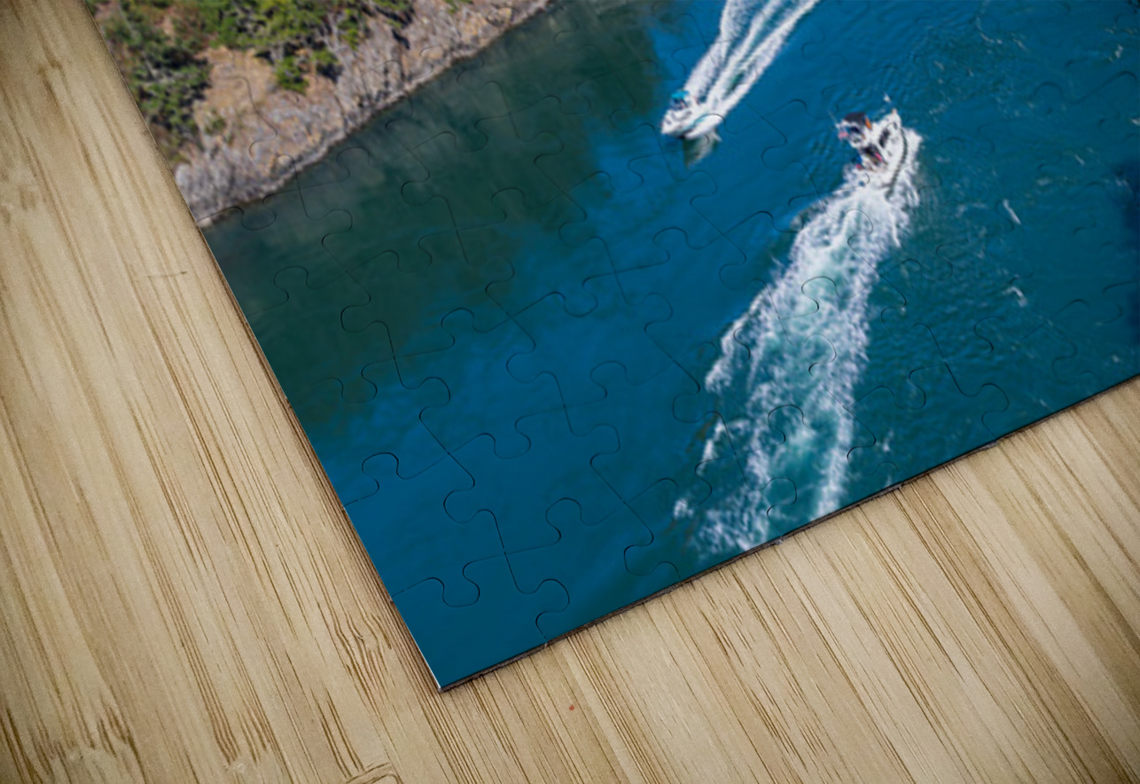 Turbulent water of Deception Pass in the Whidbey Island state pa Steve Heap Puzzle