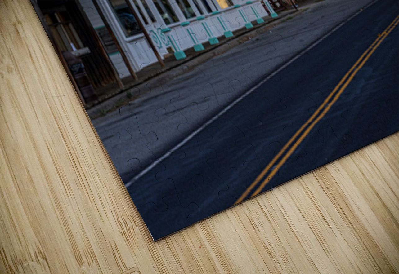 Farmers State Bank on the main street of the historic town of Wi Steve Heap Puzzle